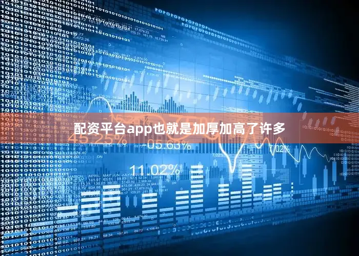 配资平台app也就是加厚加高了许多